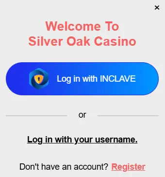 Silver Oak Casino NZ login