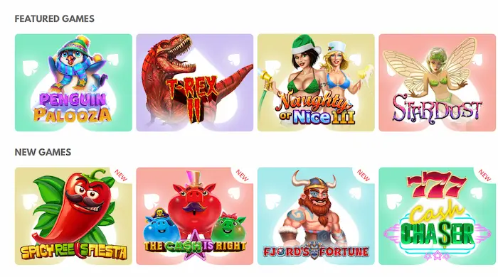 Silver Oak Casino games
